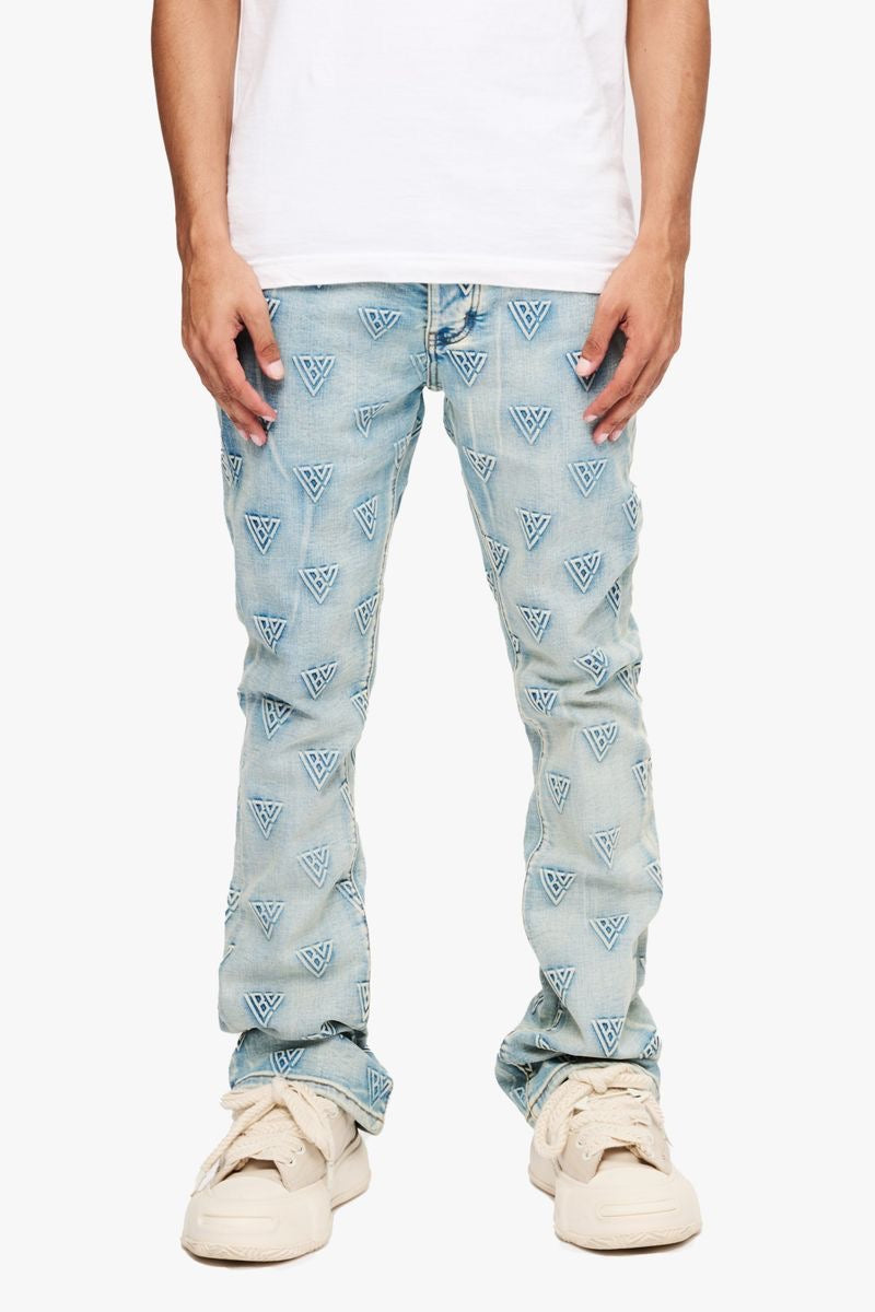 Valabasas "Tagged" Stacked Blue Wash