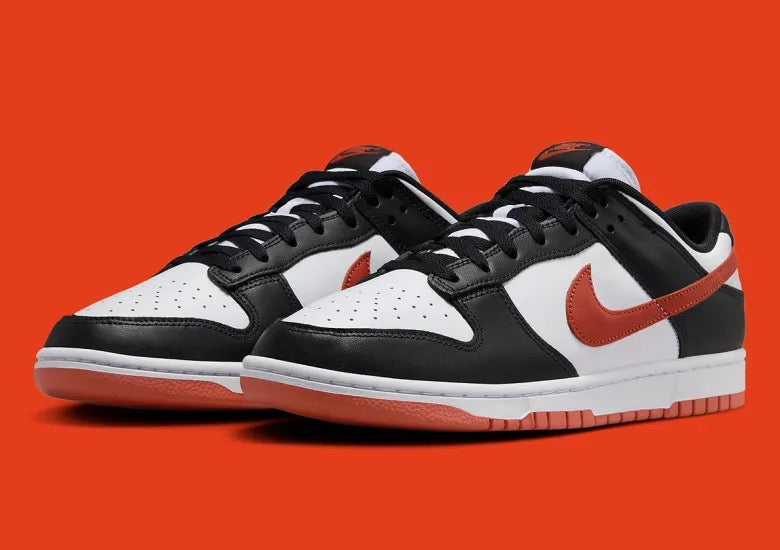 NIKE DUNK LOW RETRO WHITE/DRAGON RED-BLACK