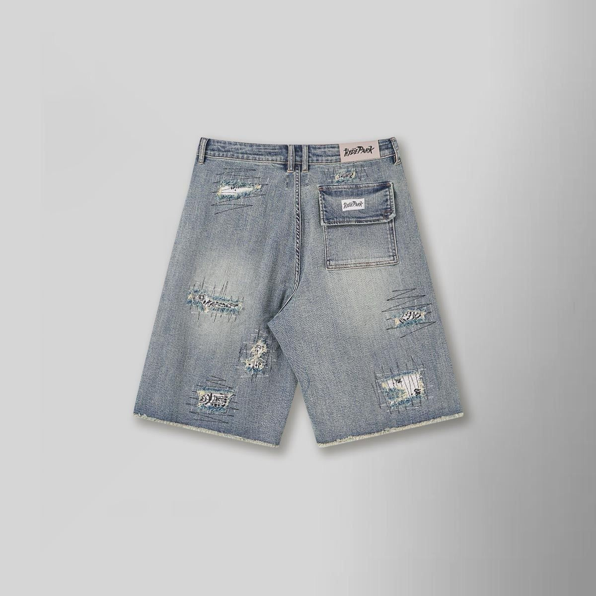 Hydepark "On The Brink" Denim Shorts Blue