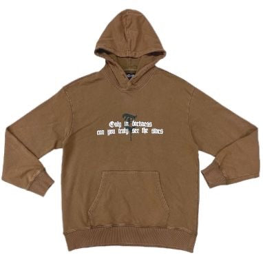 TRNCHS "TUNNELS" HOODIE VINTAGE BROWN