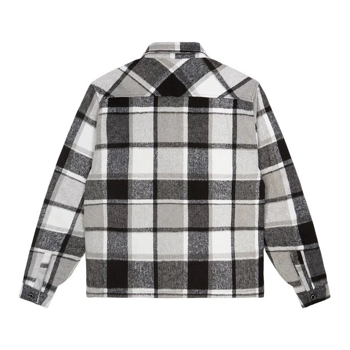 SMOKE RISE "FLANNEL" OVERSHIRT GRAPHITE