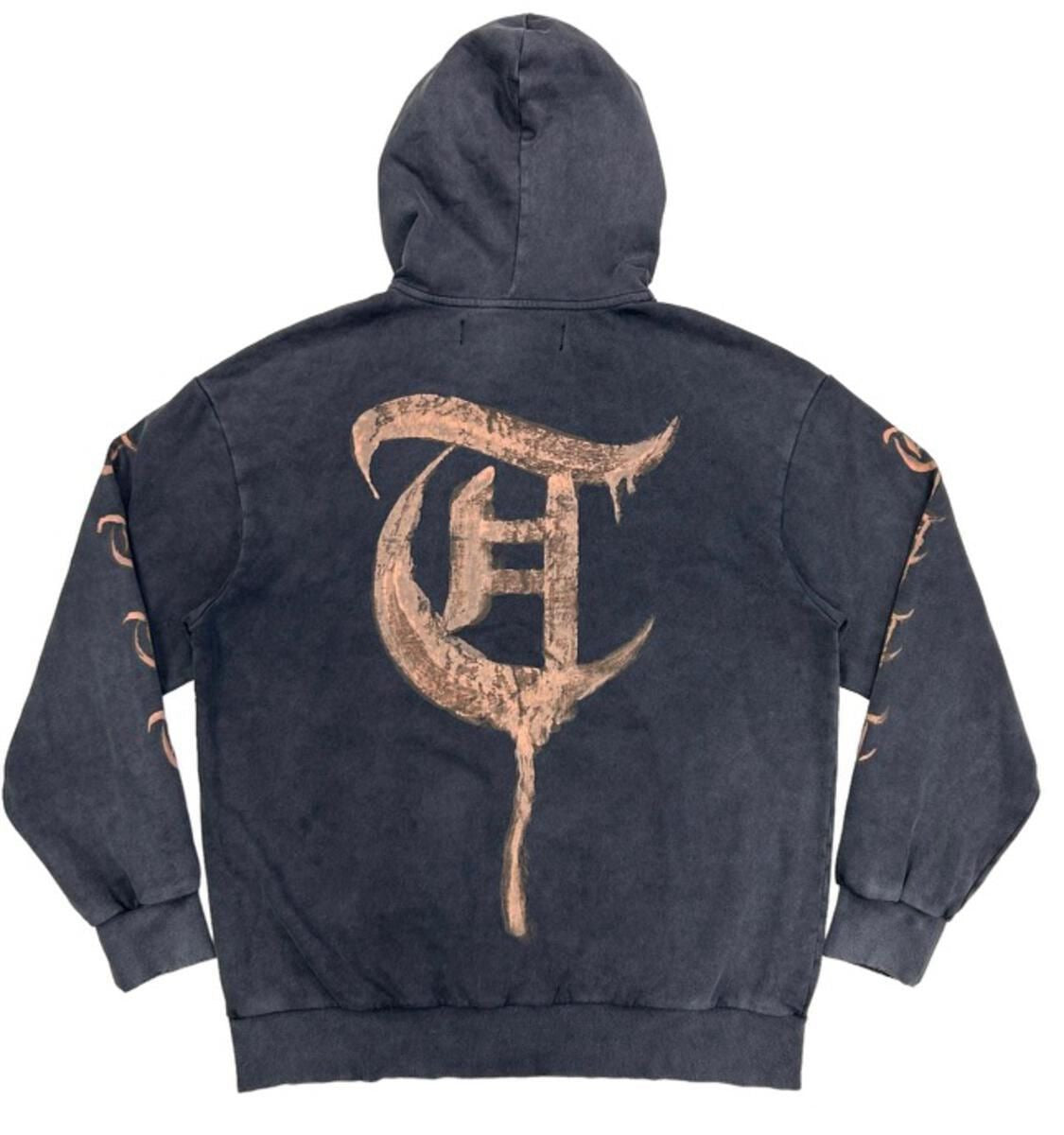 TRNCHS "CALLIGRAPHY" (HOODIE) VINTAGE BLACK