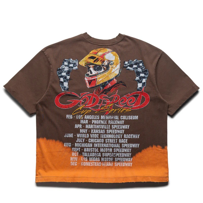 God Speed "F.T.W" Tee Brown