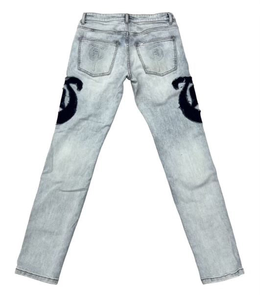 TRNCHS "QUDS" SKINNY LIGHT WASH