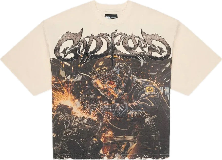 God Speed "Steel Sharpens Steel" Tee Bone