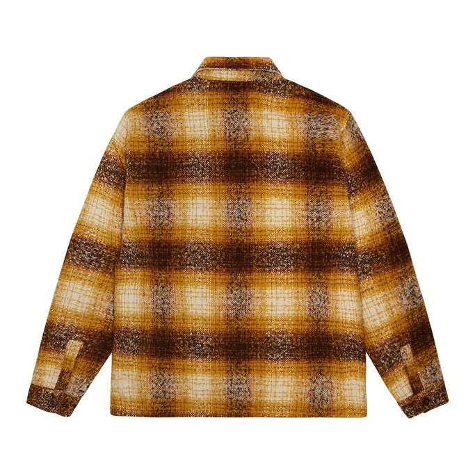 SMOKE RISE "FLANNEL" OVERSHIRT BUTTERSCOTCH