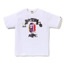 A BATHING APE "JAPAN OFFICIAL" TEE WHITE