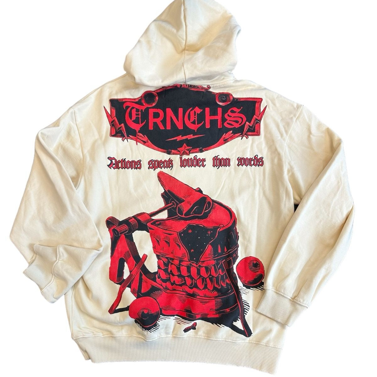 Trnchs "Teeth" Hoodie Vintage Cream