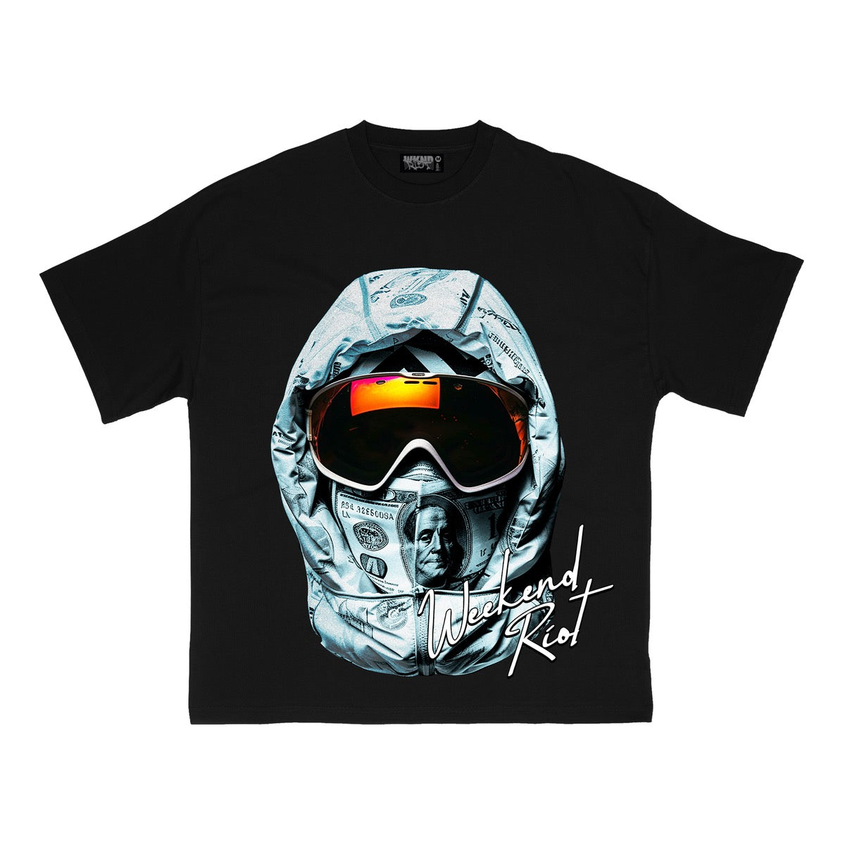 WKND RIOT "GET MONEY NO LOVE" TEE BLACK