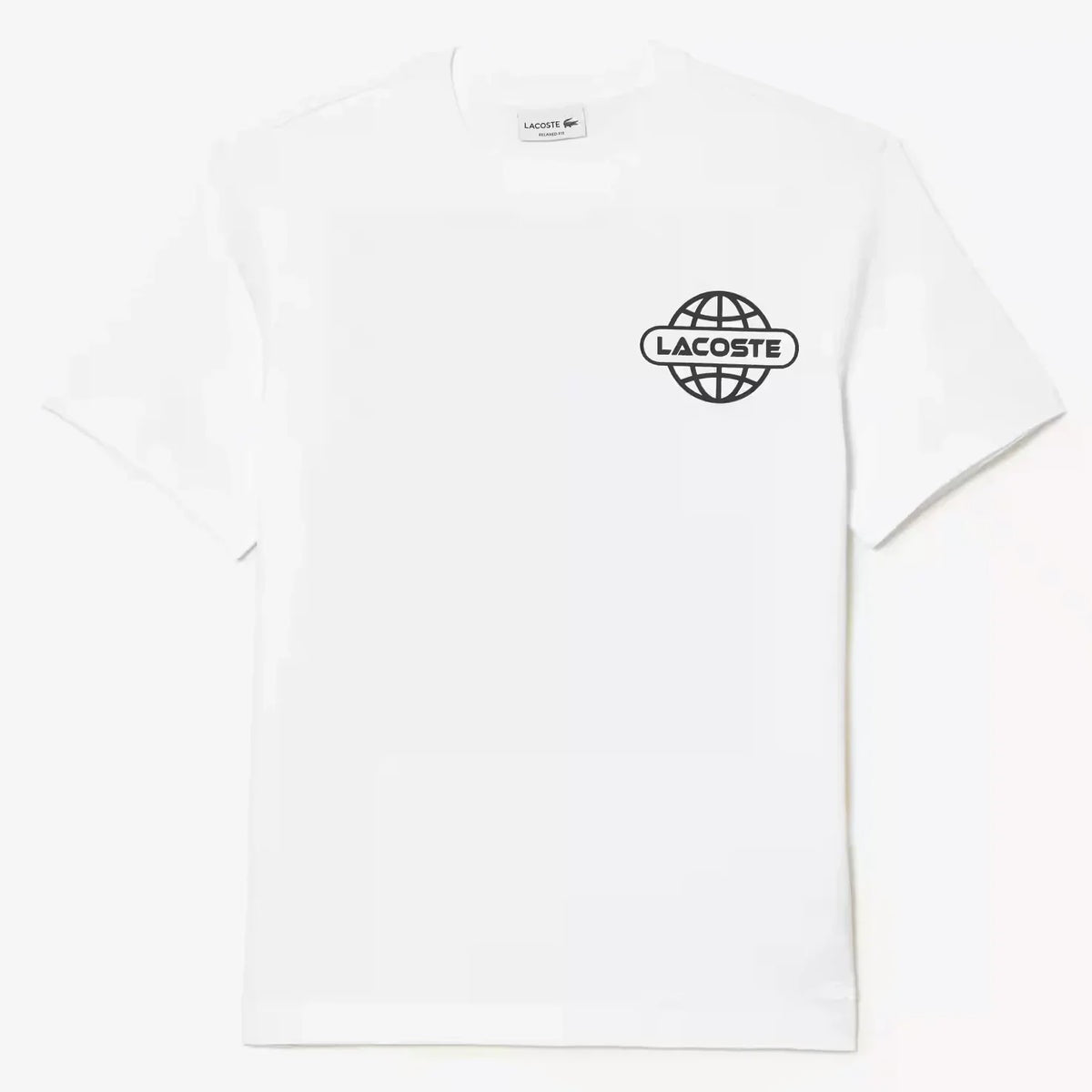 Lacoste "Printed Heavy" Tee White