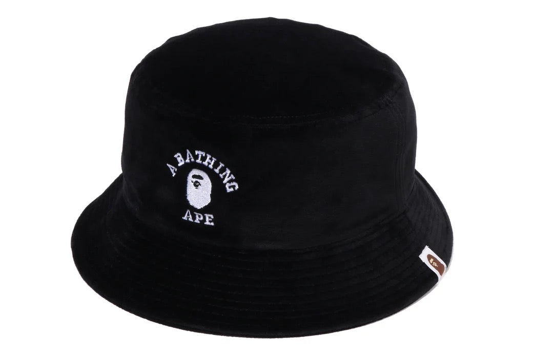 BAPE BLACK BUCKET HAT