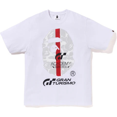 BAPE "GRAN TURISMO" TEE WHITE