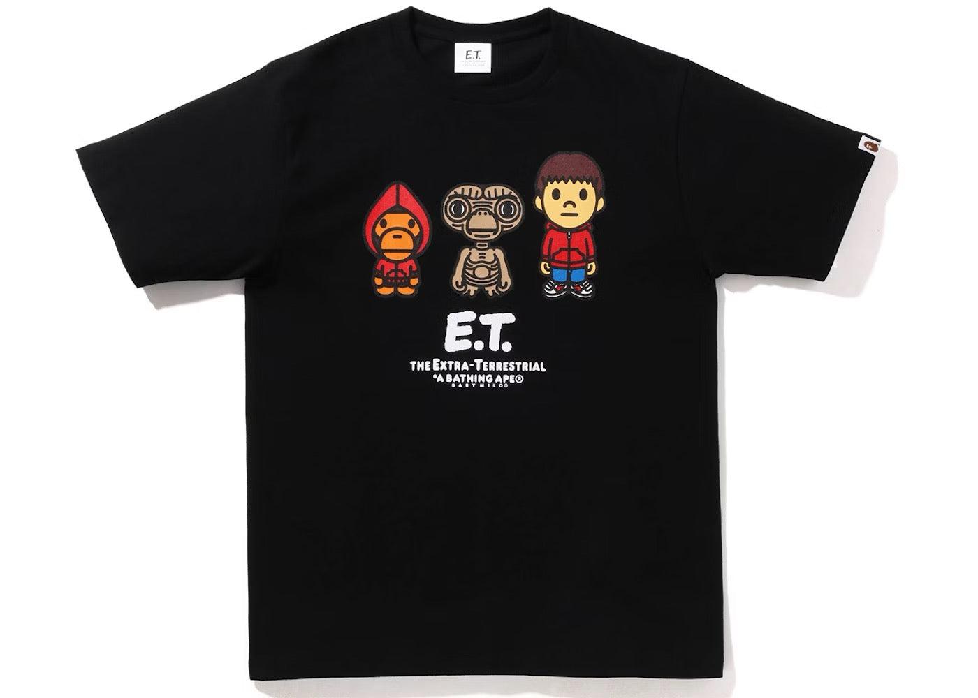 BAPE "E.T" TEE BLACK