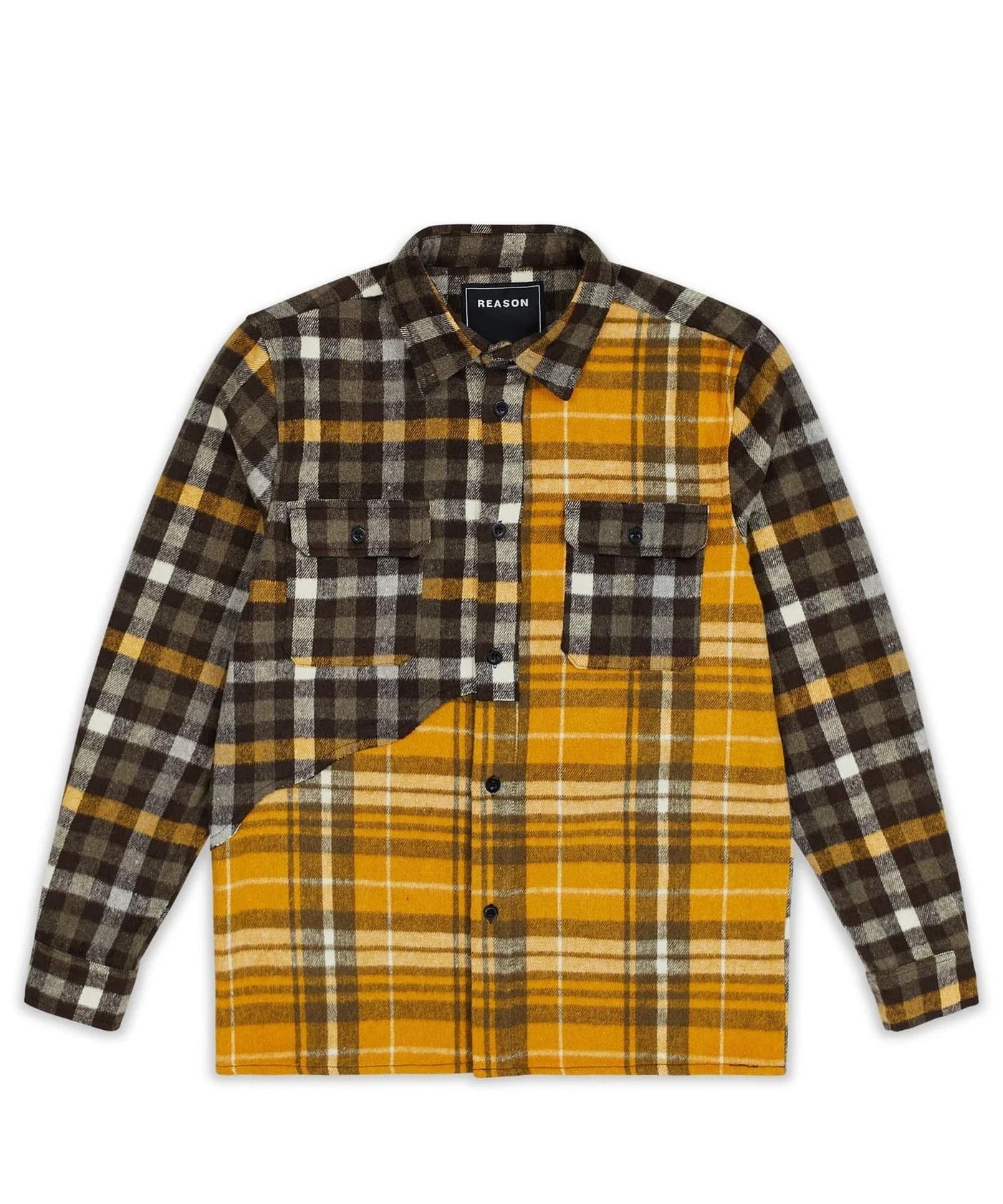 REASON "SPLICED" LONG SLEEVE OVERSHIRT MULTI