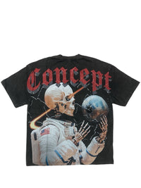 Concept "Fear No Evil" Tee Black Wash