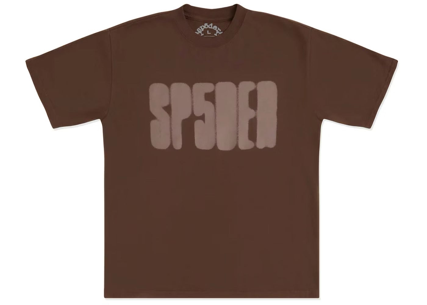 SP5DER "FOCUSED LOGO" TEE BROWN