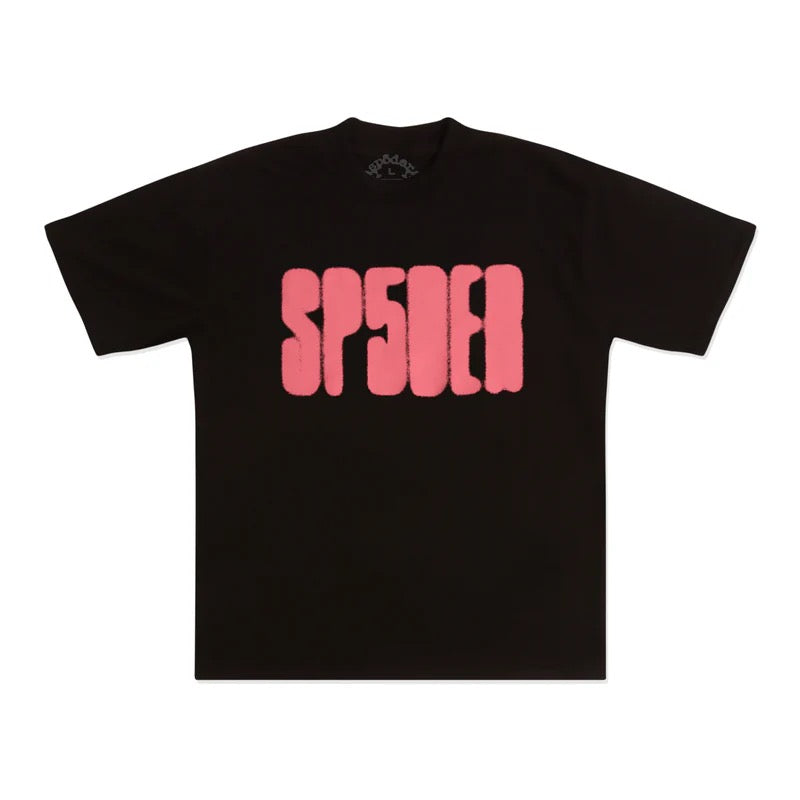 SP5DER "FOCUSED LOGO" TEE BLACK