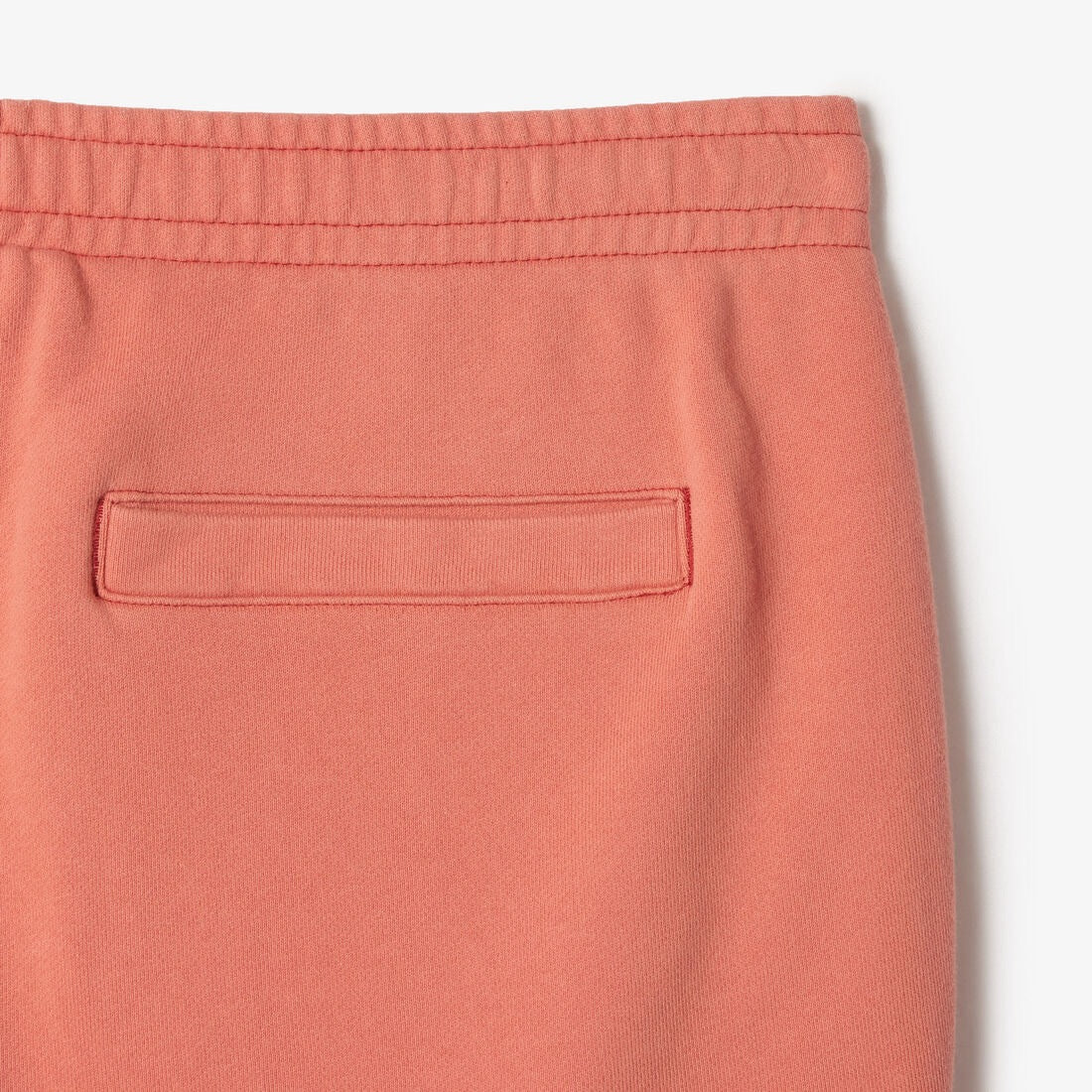 LACOSTE "WASHED EFFECT" SHORTS SIERRA RED