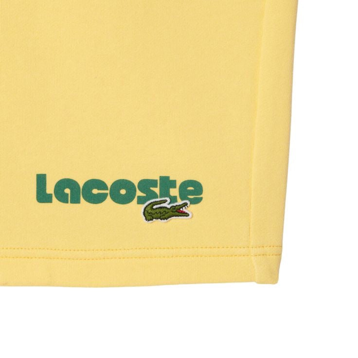 LACOSTE "WASHED EFFECT" SHORTS YELLOW