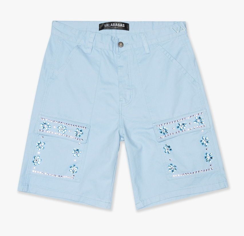 Valabasas "Dense" Gem Shorts Blue