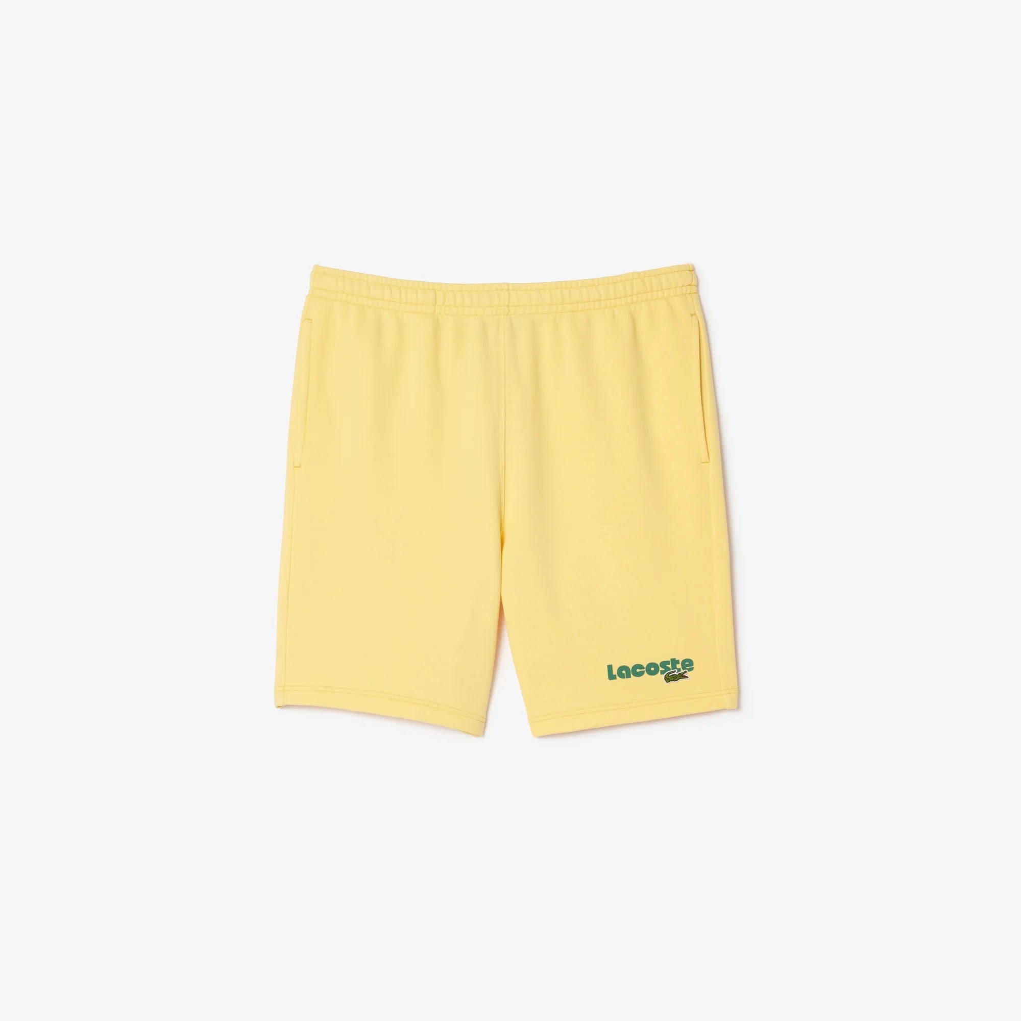 LACOSTE "WASHED EFFECT" SHORTS YELLOW