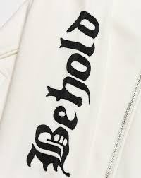 dcpl "behold" zip up white