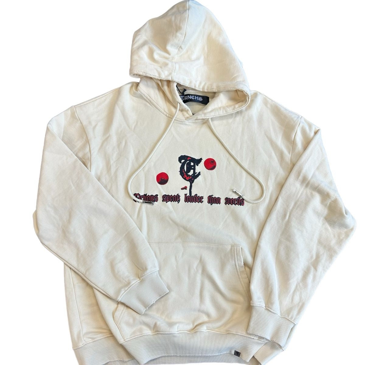 Trnchs "Teeth" Hoodie Vintage Cream