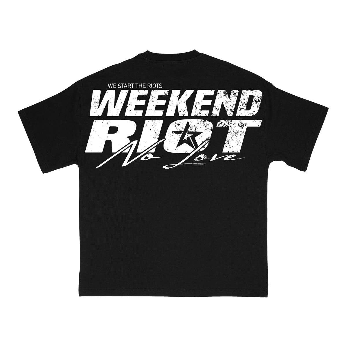 WKND RIOT "GET MONEY NO LOVE" TEE BLACK