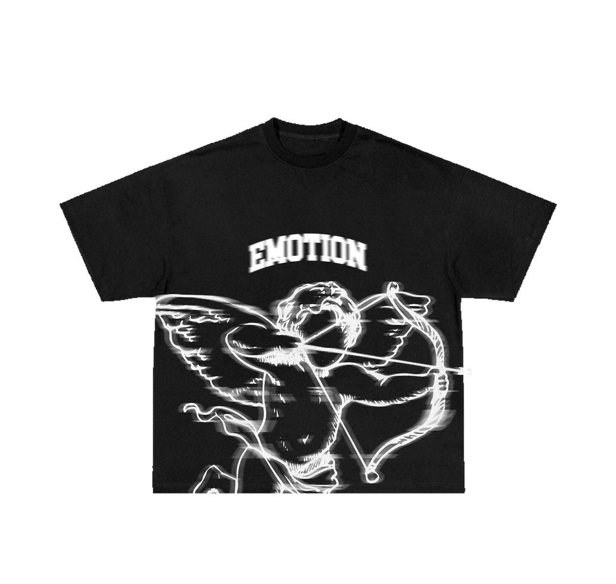 MIXED EMOTION "BLUR" TEE BLACK