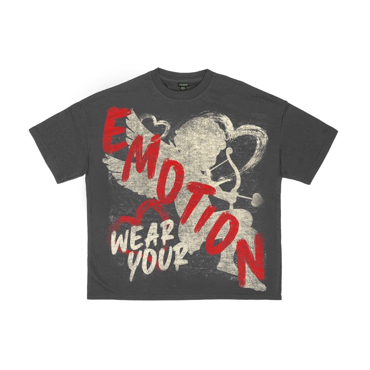 MIXED EMOTION "EMOTION" TEE GREY