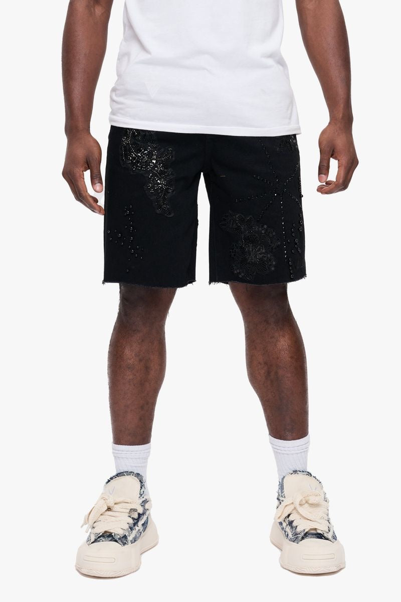Valabasas "Polar" Denim Shorts Black