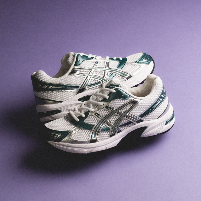 ASICS WHITE/DARK NEPTUNE