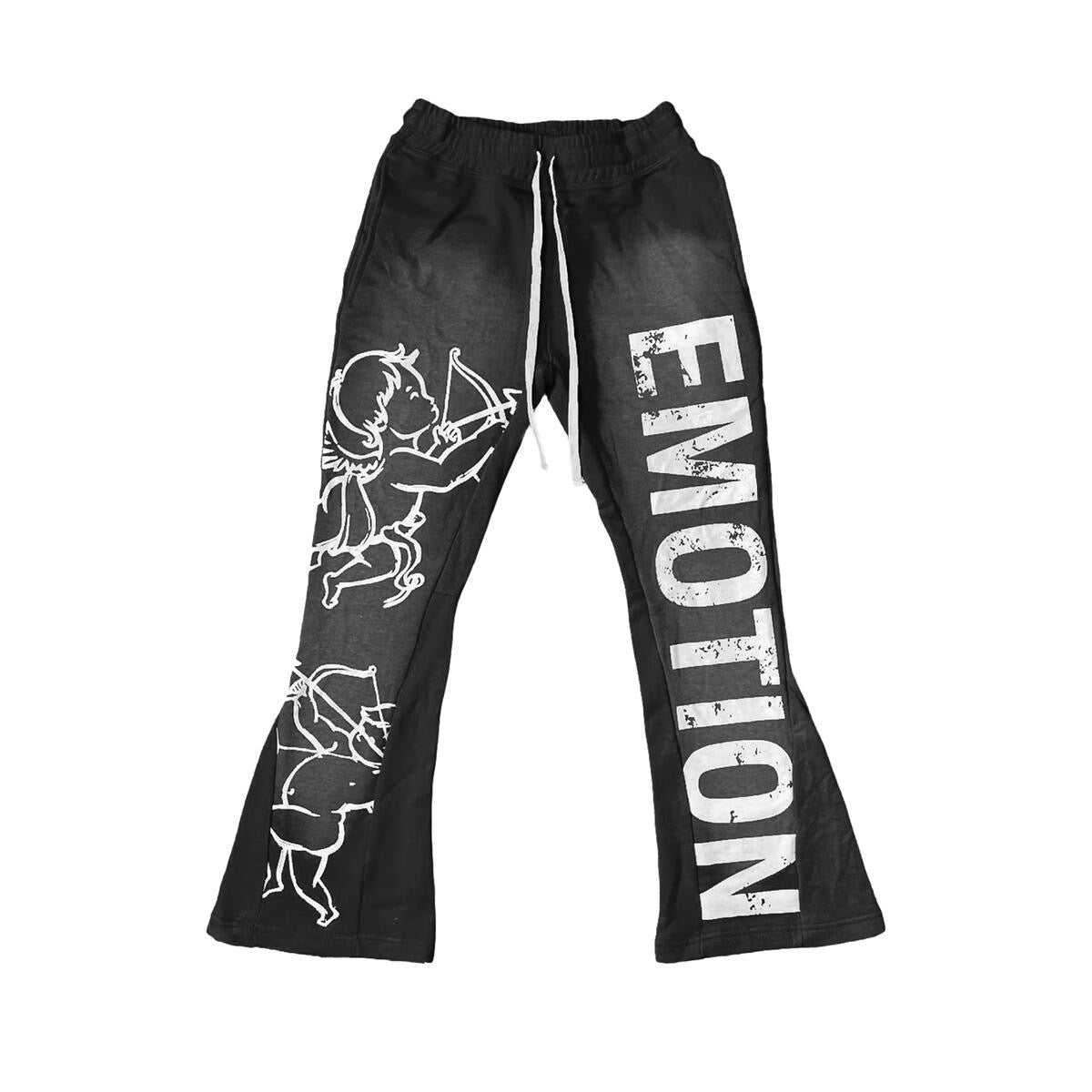 MIXED EMOTION "CUPID" SWEATPANTS BLACK