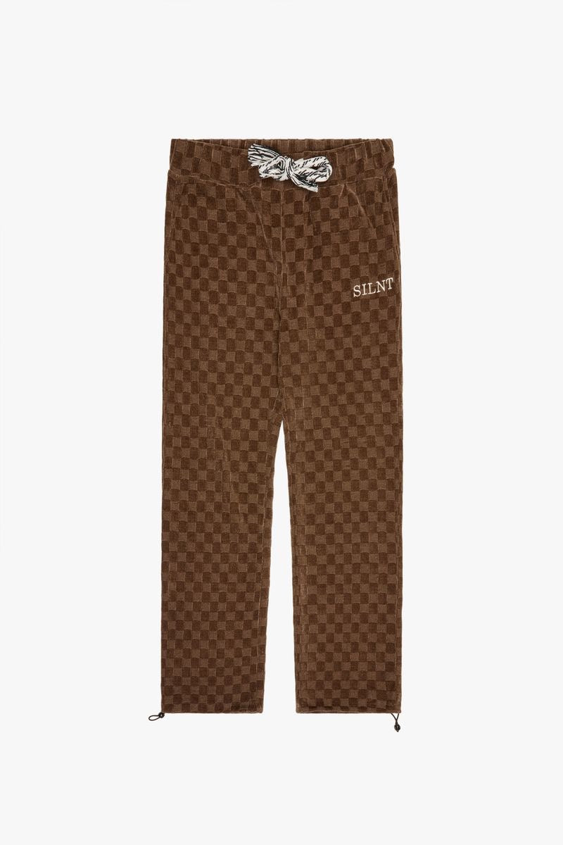 Silnt Chptrs "Checkmate" Pants Brown