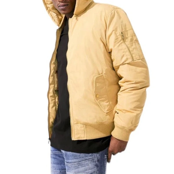 JORDAN CRAIG "SQUADRON BOMBER" HOODED JACKET DESERT