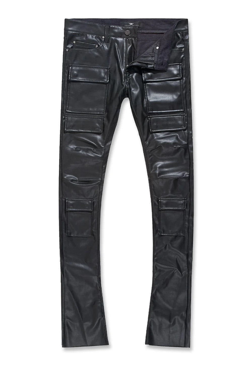 Jordan Craig "Thriller Cargo" Stacked Leather Black