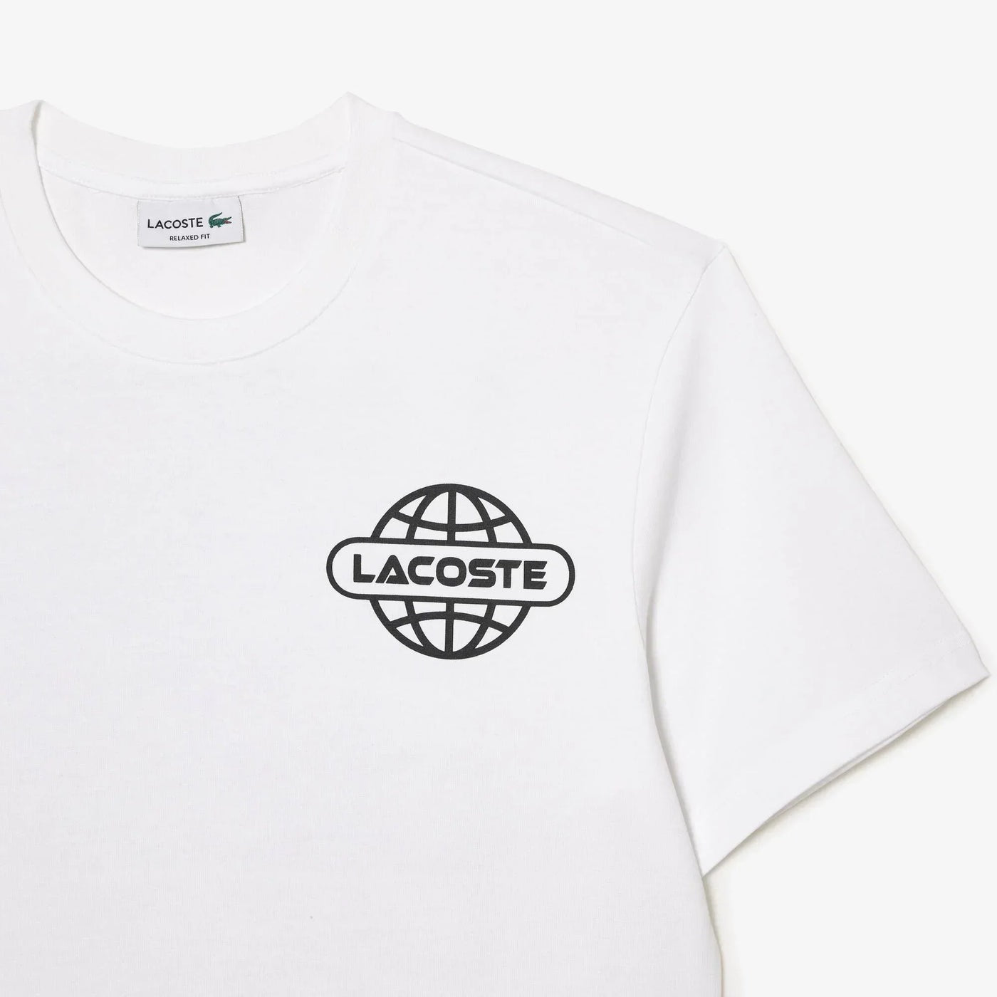 Lacoste "Printed Heavy" Tee White