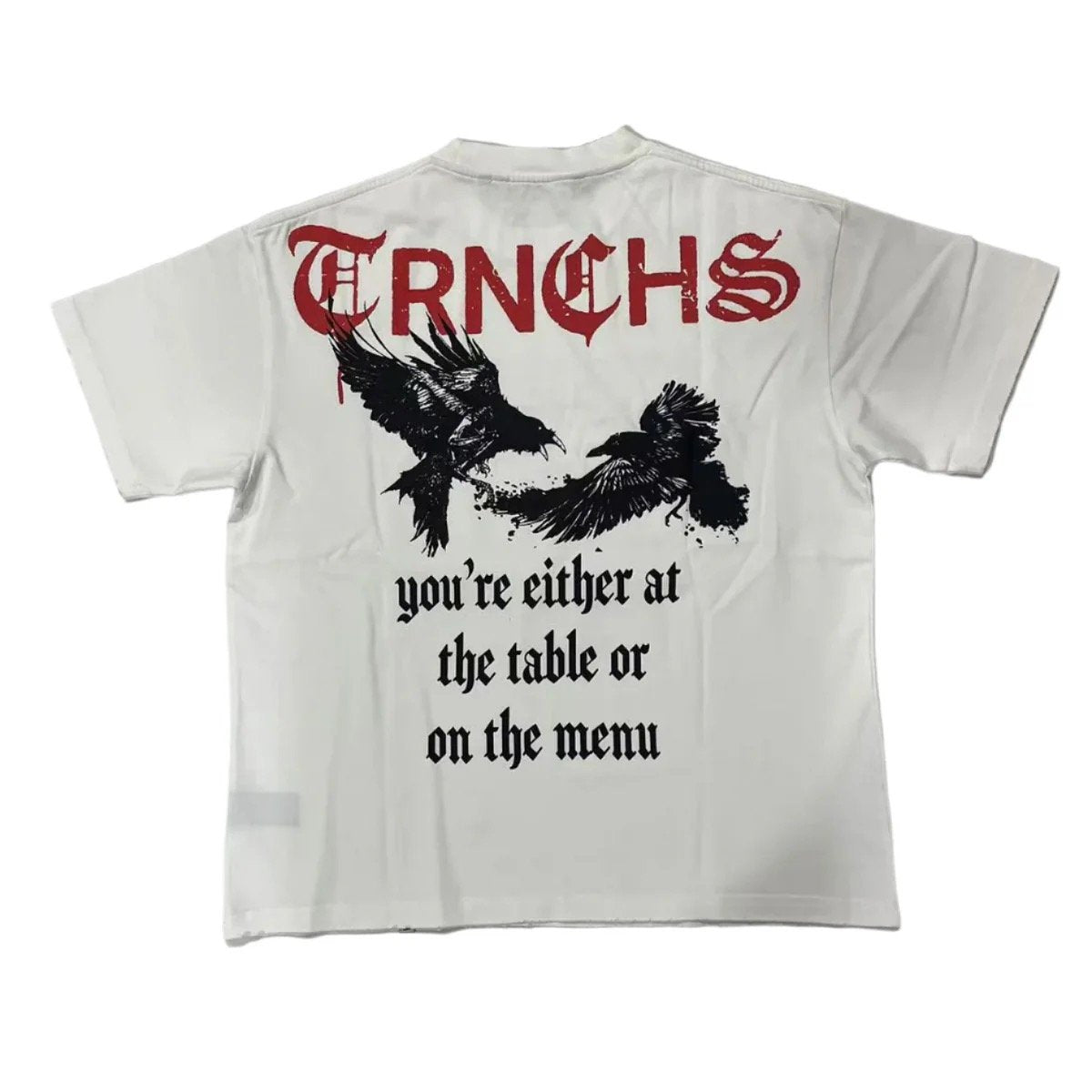 Trnchs "Black Raven" Tee White