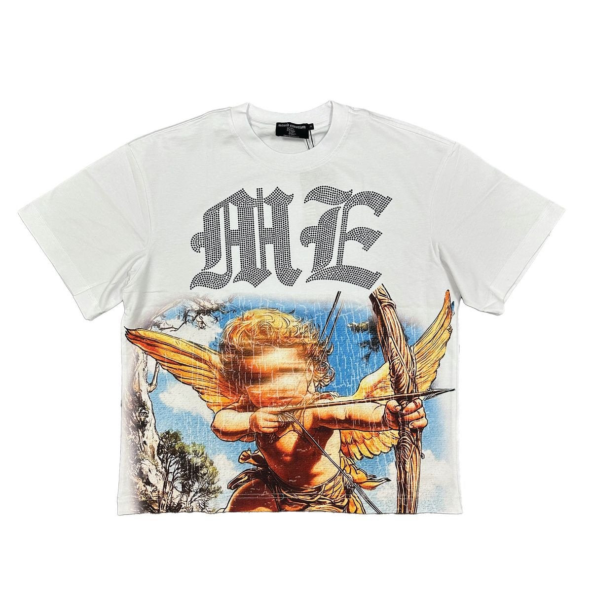 Mixed Emotion "White Angel " Tee White