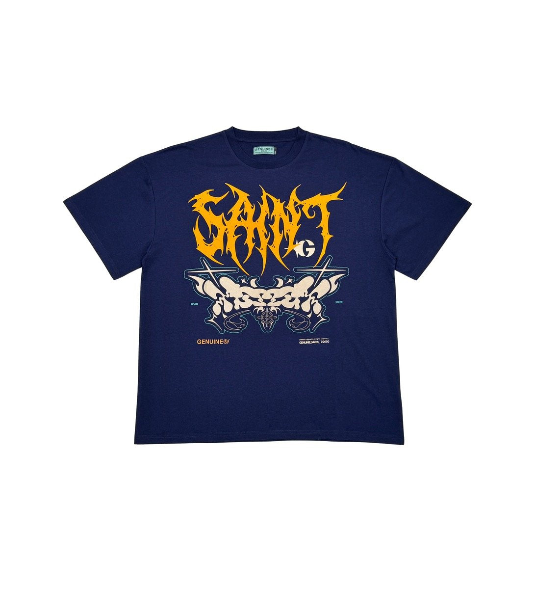 Genuine "Saint" Tee Navy