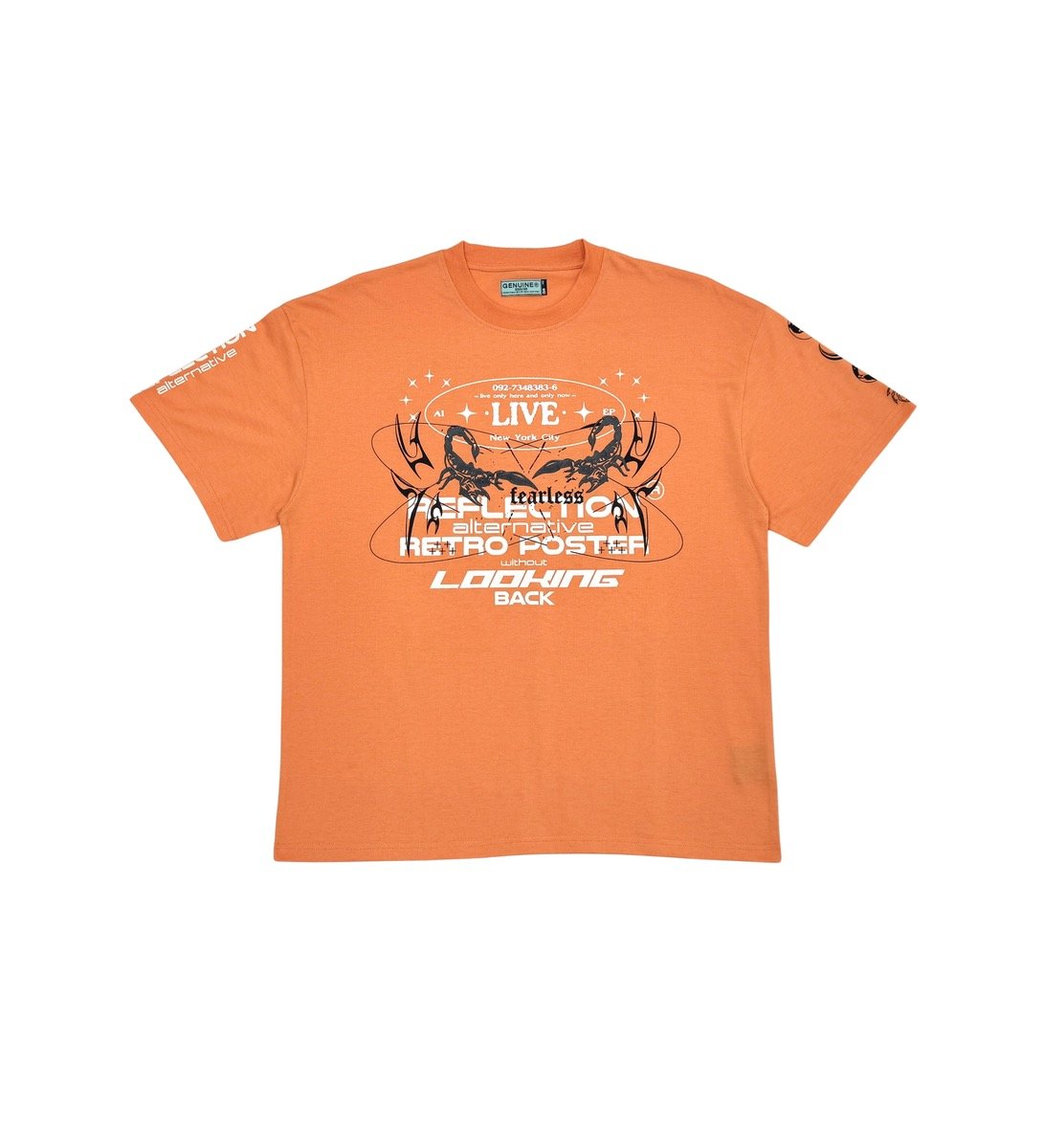 Genuine "Reflection" Tee Salmon