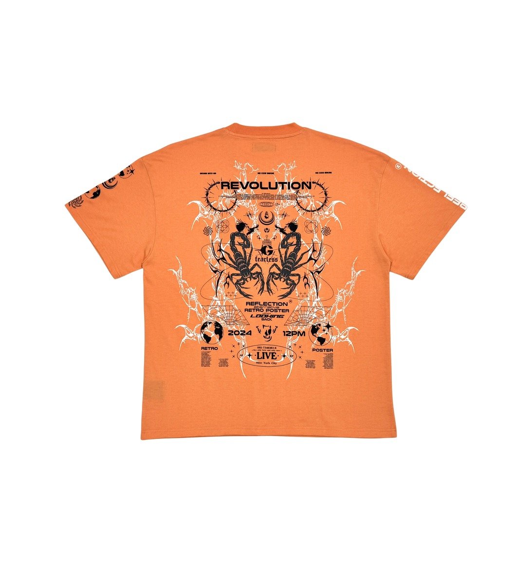 Genuine "Reflection" Tee Salmon