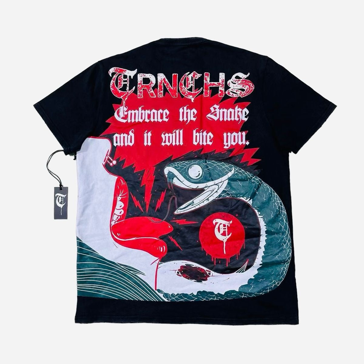 TRNCHS "LOVE" TEE VINTAGE BLACK