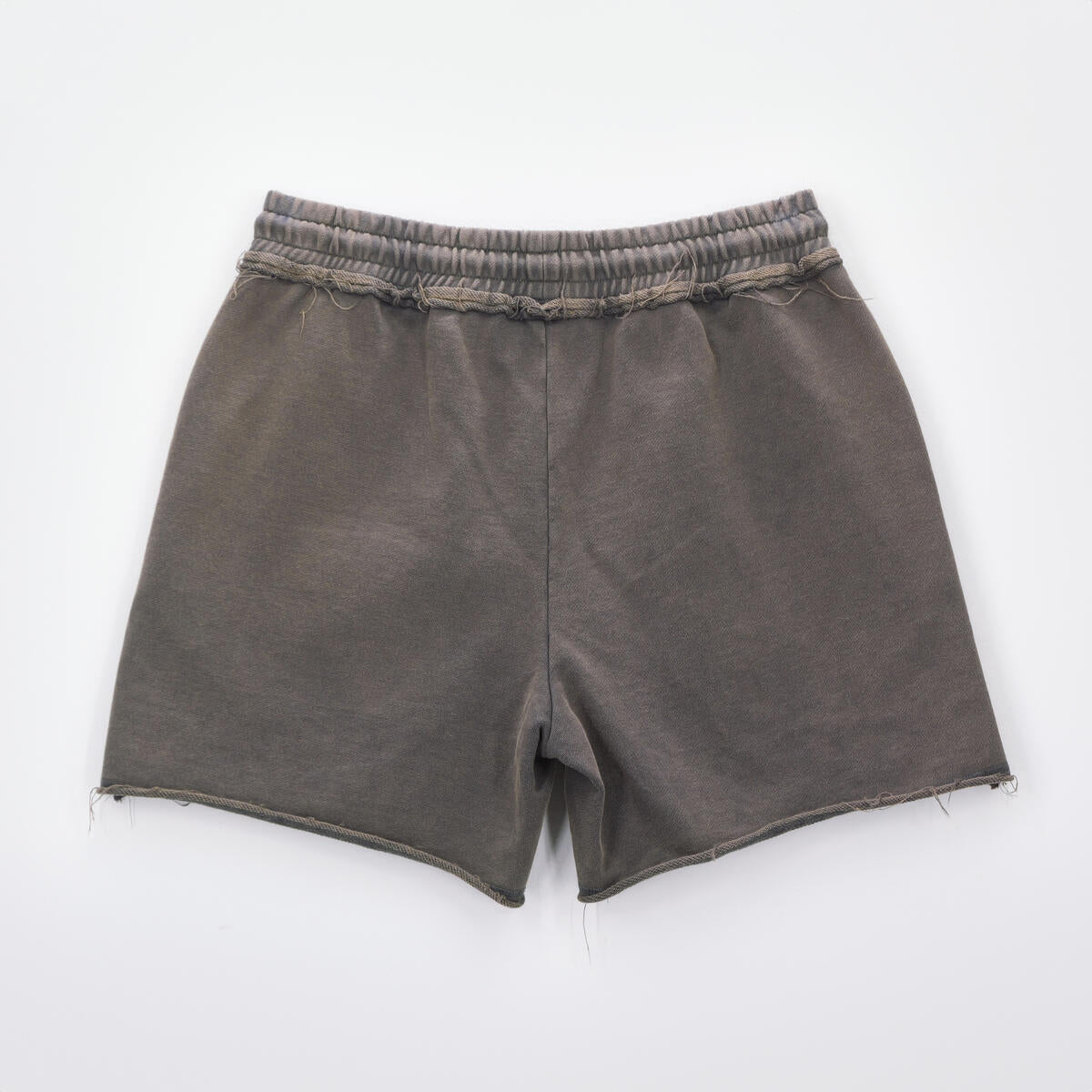 YID "MADE WITH CARE " SHORTS PEWTER