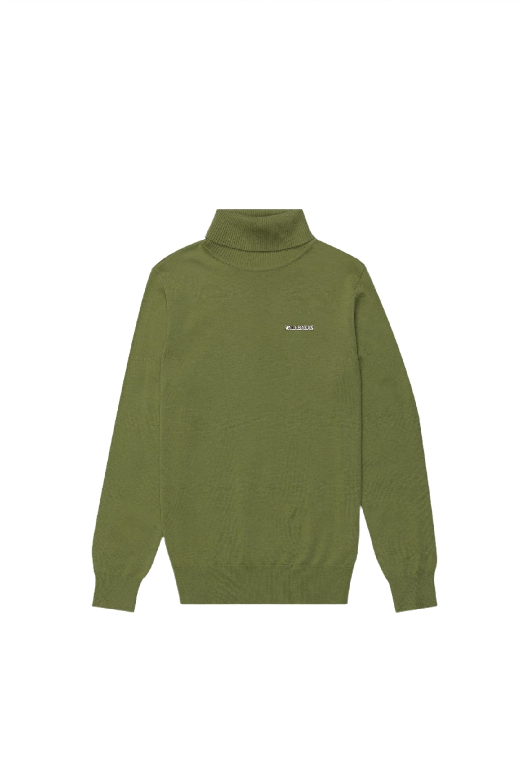 VALBASAS "PRESTANZA" TURTLE NECK GRASS GREEN