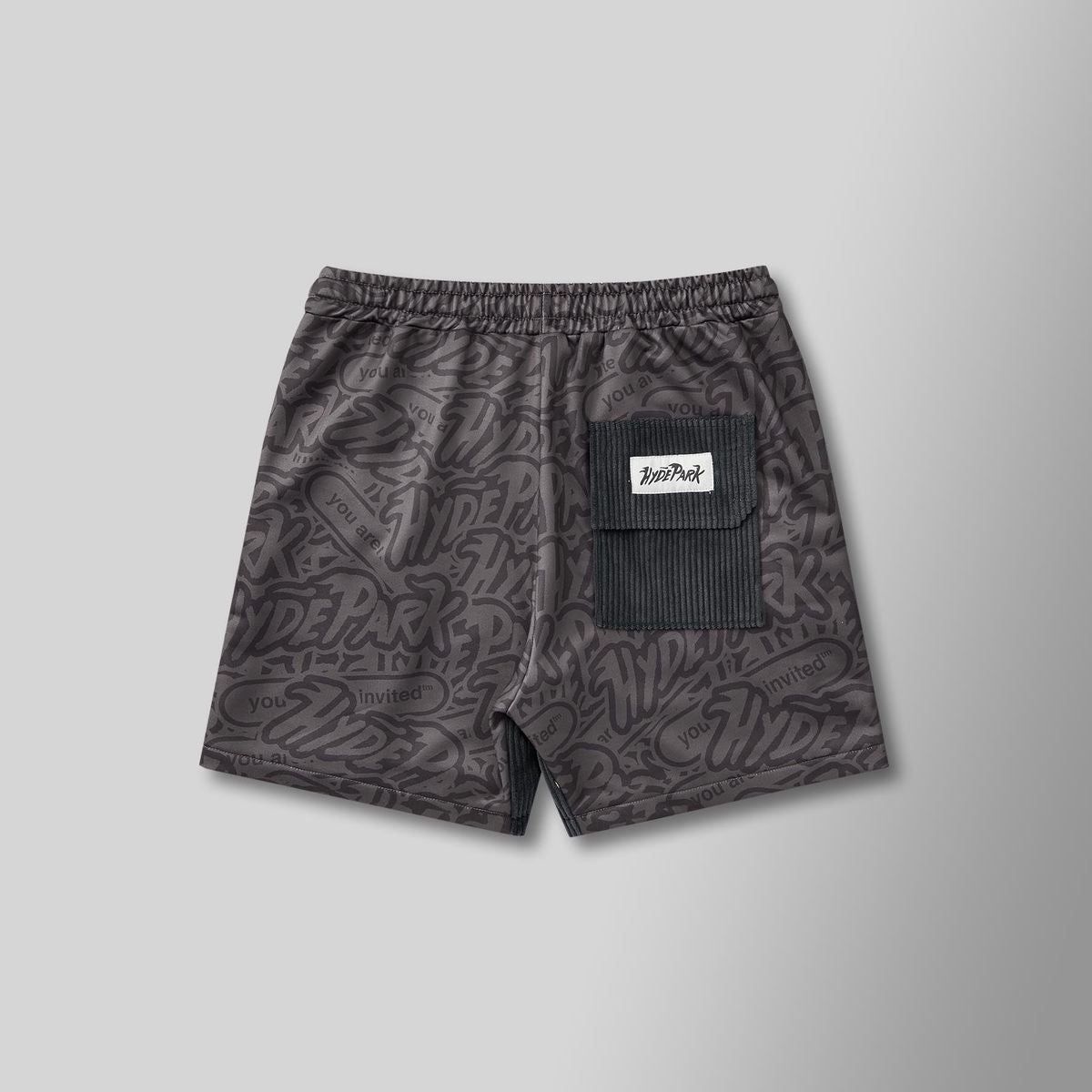 HYDE PARK "MASH UP THE WEEKEND" SHORTS BLACK SAND