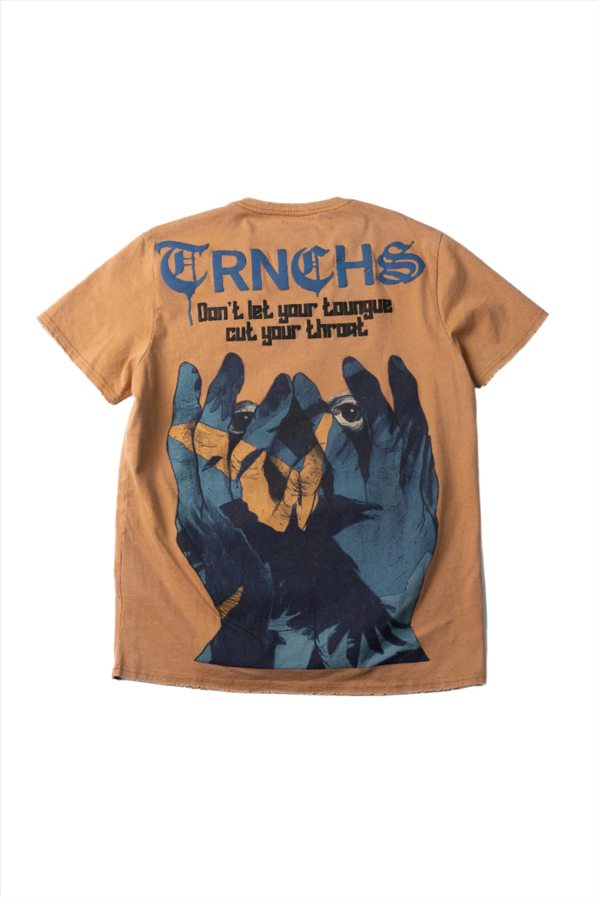 TRNCHS "LOOSE LIPS" TEE VINTAGE CITRUS