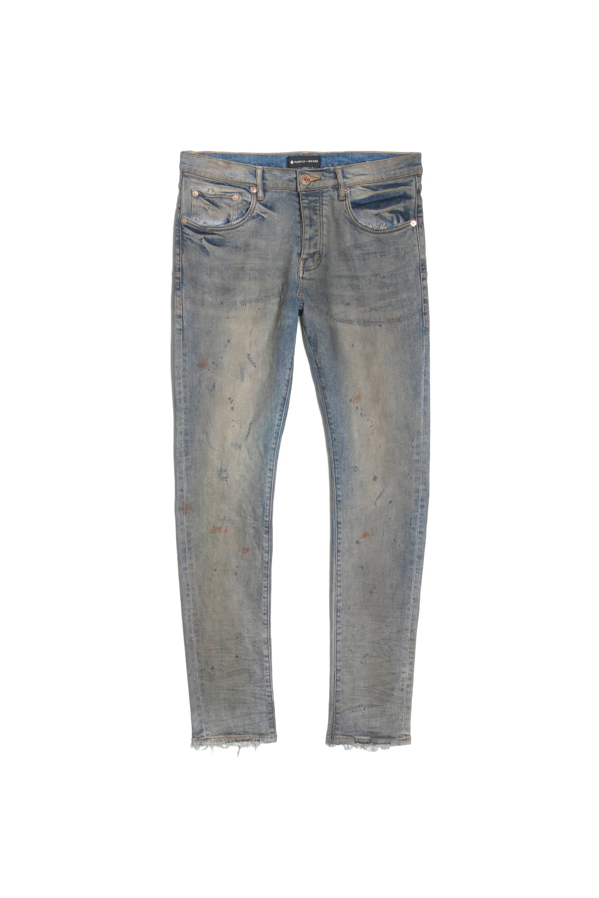 PURPLE DENIM "OIL REPAIR" SKINNY INDIGO