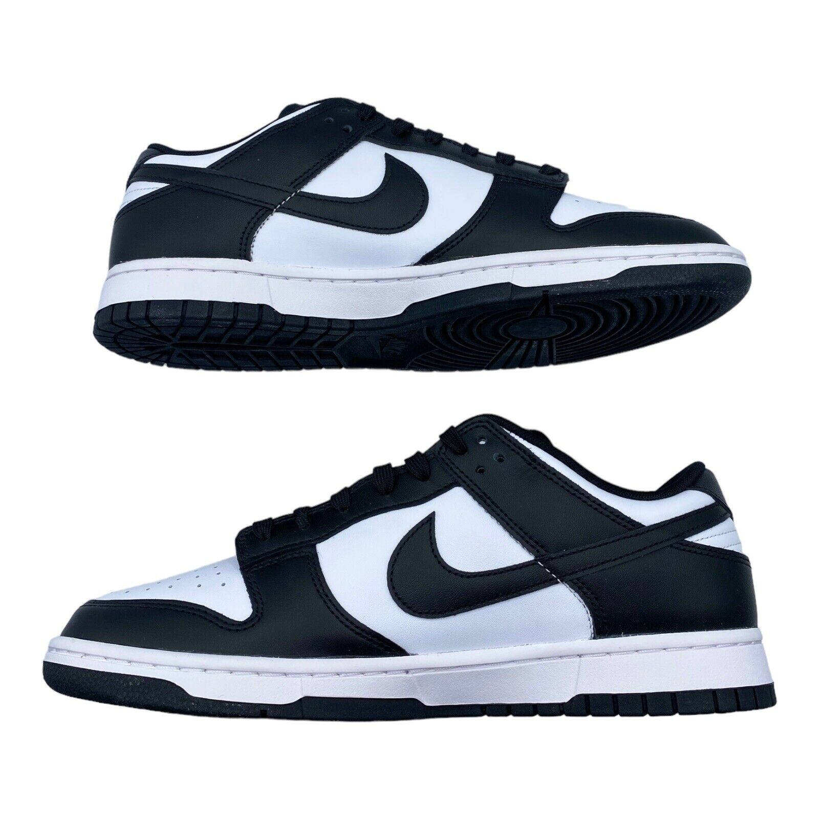 NIKE DUNK LOW (GS) WHITE/BLACK-WHITE SIZE 7Y