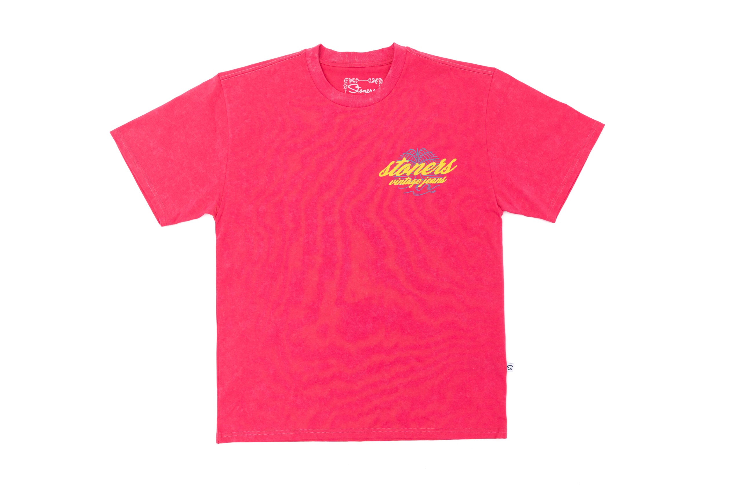 STONERS VINTAGE JEANS "MIAMI VIBES" OVERSIZED TEE PINK